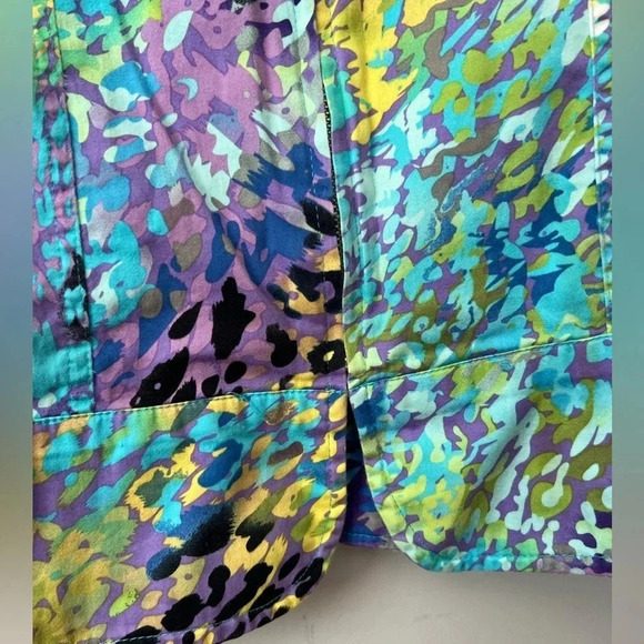 Erin London Zipper Blazer Jacket | Multicolour | Size Medium - Picture 5 of 8